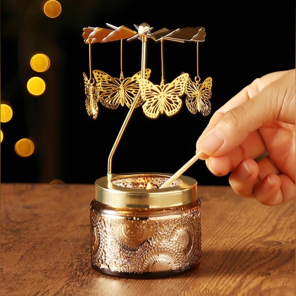 Gold Butterfly Candle Holder Especially For You Scented Candle Holiday Gift Set - Picture 3 of 4